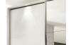 Paspartový rám s osvetlením k šatníkovej skrini Syncrono, 323 cm, biely