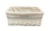 Prútený košík Home, vel. XL, biely