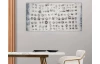 Ručne maľovaný obraz Abstrakcia, 140x70 cm