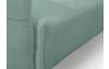 Rohová sedacia súprava Dream, mentolovo zelená látka, pravý roh