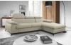 Rohová sedacia súprava Scala, béžová látka, pravý roh