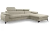 Rohová sedacia súprava Scala, béžová látka, pravý roh