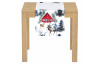 Vianočný behúň na stôl Zasnežená chalúpka, 150x40 cm