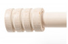 Záclonová tyč s háčikmi Rullo 240 cm, biele drevo