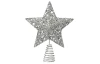 Vianočná ozdoba Špica hviezda, strieborná