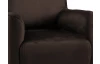 Kreslo Symi, tmavo hnedá látka