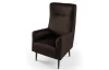 Kreslo Symi, tmavo hnedá látka