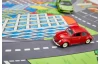 Detský koberec 140x200 cm, motív cesty v meste