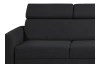 Rohová sedacia súprava Mistic, čierna látka