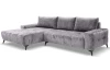 Rohová sedačka Mauro, holubia sivá látka, ľavý roh