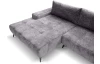 Rohová sedačka Mauro, holubia sivá látka, ľavý roh
