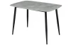 Jedálenský stôl Owen 120x80 cm, imitácia lesklého šedého kameňa