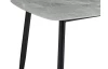 Jedálenský stôl Owen 120x80 cm, imitácia lesklého šedého kameňa