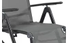 Polohovateľné zahradné kreslo Montevideo, šedé