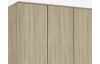 Šatníková skriňa Rasant Extra, 168 cm, dub sonoma/šedá
