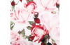 Dekoračný vankúš Ruže 45x45 cm, bielo-ružový