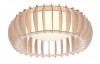 Stropné LED osvetlenie Monte 40 cm, drevo/biely plast
