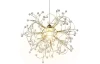 Luster Gloria, mosadzný, imitácia krištáľov