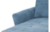 Rohová sedacia súprava Harris, svetlo modrá látka, ľavý roh