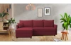 Rohová sedacia súprava Livorno, červená tkanina
