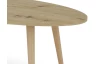 Oválny konferenčný stolík Porto, dub artisan