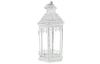 Lampáš Clara 39 cm, biely antik