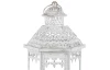 Lampáš Clara 39 cm, biely antik