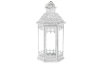 Lampáš Clara 39 cm, biely antik
