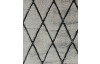 Koberec Králik 80x150 cm, šedý, vzor diamant