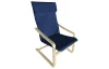 Relaxačné kreslo Memphis, námornícka modrá