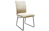 Jedálenská stolička Sephia, svetlobéžová štruktúrovaná látka