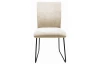 Jedálenská stolička Sephia, svetlobéžová štruktúrovaná látka