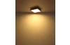 Stropné LED osvetlenie Doro 30x30 cm, drevený vzhľad