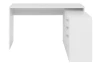 Rohový písací stôl London, biely