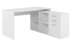 Rohový písací stôl London, biely