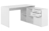 Rohový písací stôl London, biely