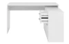 Rohový písací stôl London, biely