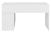 Rohový písací stôl London, biely