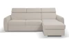 Rohová sedacia súprava Mistic, svetlo béžová látka