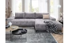 Rohová sedačka Mauro, holubia sivá látka, pravý roh