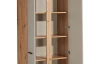 Vysoká úložná skriňa Kanada 68 cm, dub artisan/kašmírová béžová