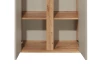 Vysoká úložná skriňa Kanada 68 cm, dub artisan/kašmírová béžová
