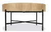 Okrúhly konferenčný stolík Antonia, 80 cm, dub artisan