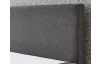 Postel boxspring Aston 140x200 cm, stredne šedá látka