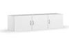 Skriňový nadstavec Case, 136 cm, biely