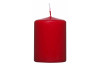 Valcová sviečka červená, 8 cm