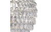 Luster Petty 35 cm, číre krištáľové kamene