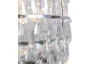 Luster Petty 35 cm, číre krištáľové kamene