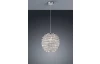 Luster Petty 35 cm, číre krištáľové kamene