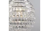 Luster Petty 35 cm, číre krištáľové kamene
